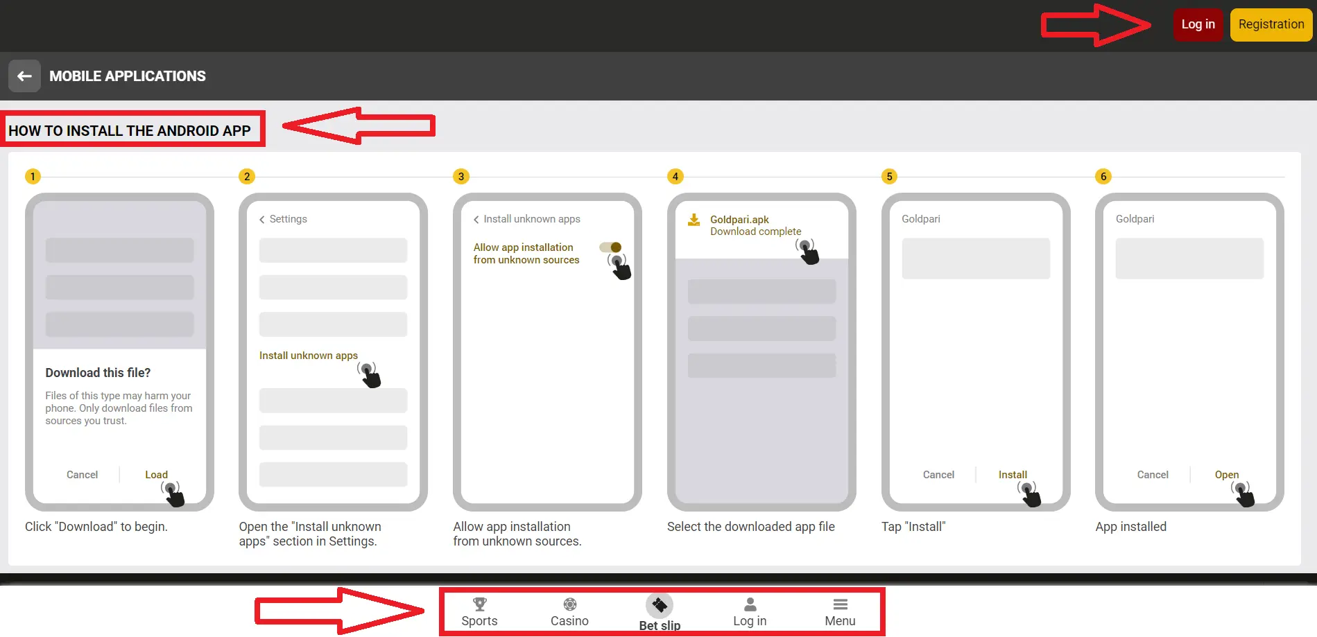 Characteristics of the Goldpari App for Betting Characteristics of the Goldpari App for Betting